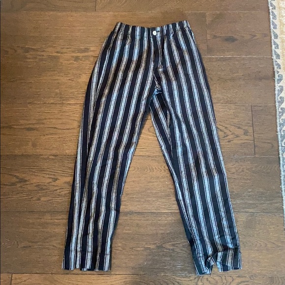 john galt striped pants